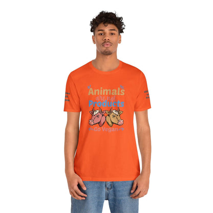 Animal Lover Unisex Tee T-Shirt Orange XS 