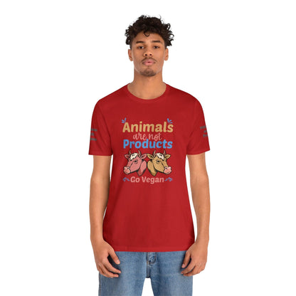 Animal Lover Unisex Tee T-Shirt Red XS 