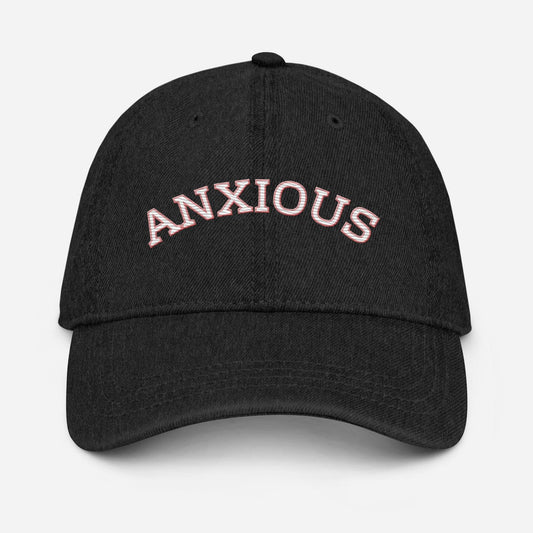 Anxious Denim Vogue Hat Cap Black  