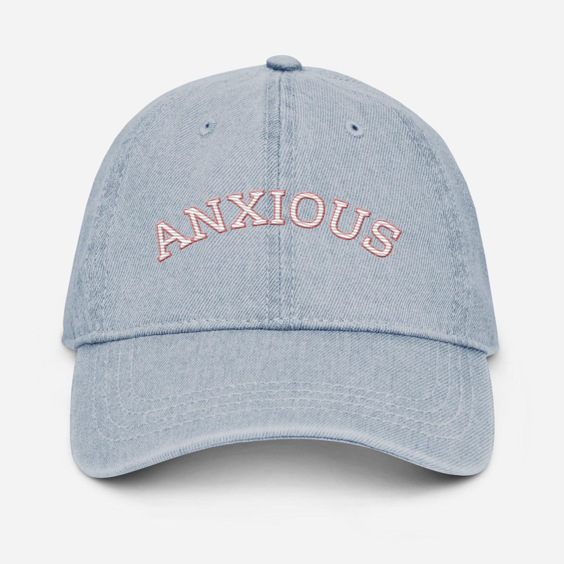 Anxious Denim Vogue Hat Cap Light Blue  