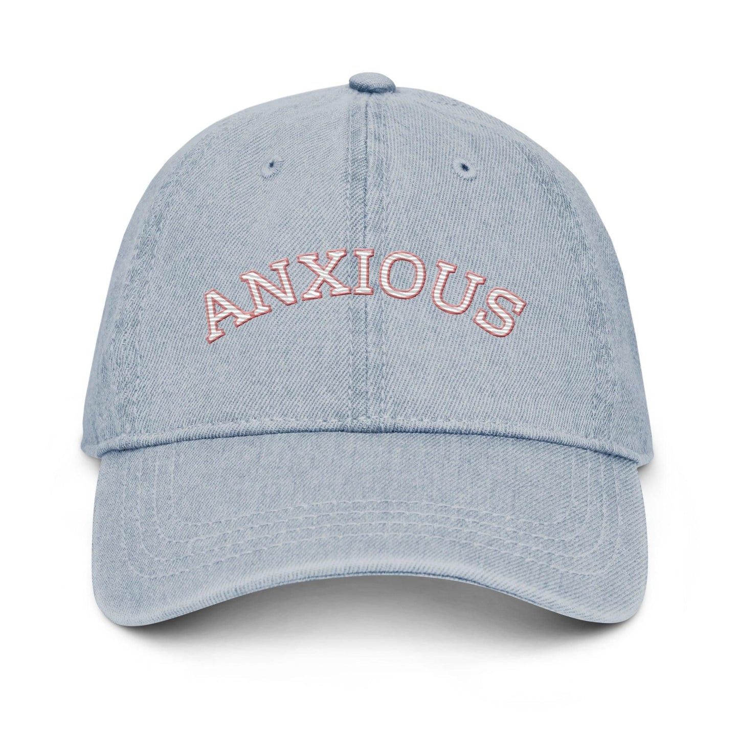 Anxious Denim Vogue Hat Cap   
