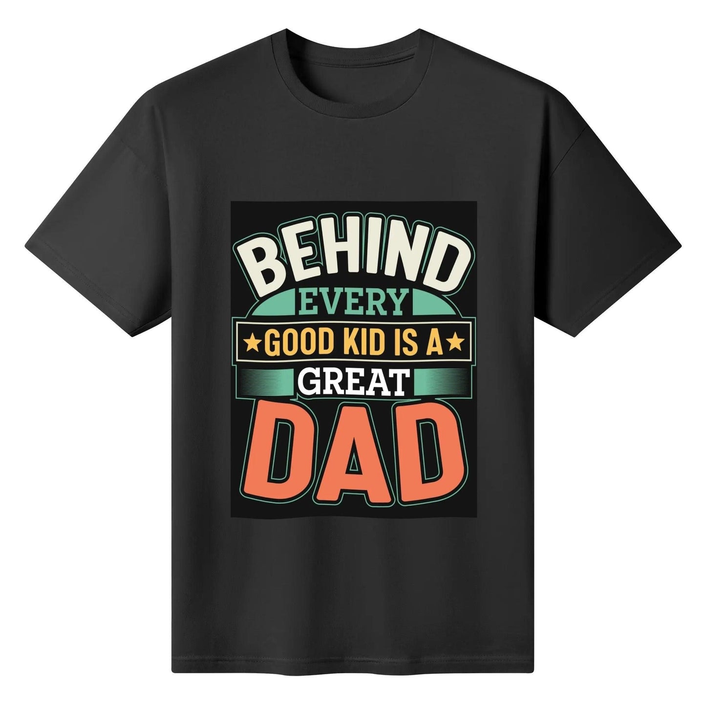 Behind every dad womens cotton t-shirt - NX Vogue New York | Luxury Redefined