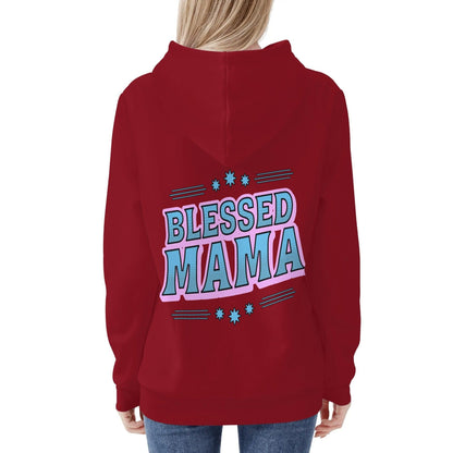 Blessed Mama Womens Hoodie - NX Vogue New York | Luxury Redefined