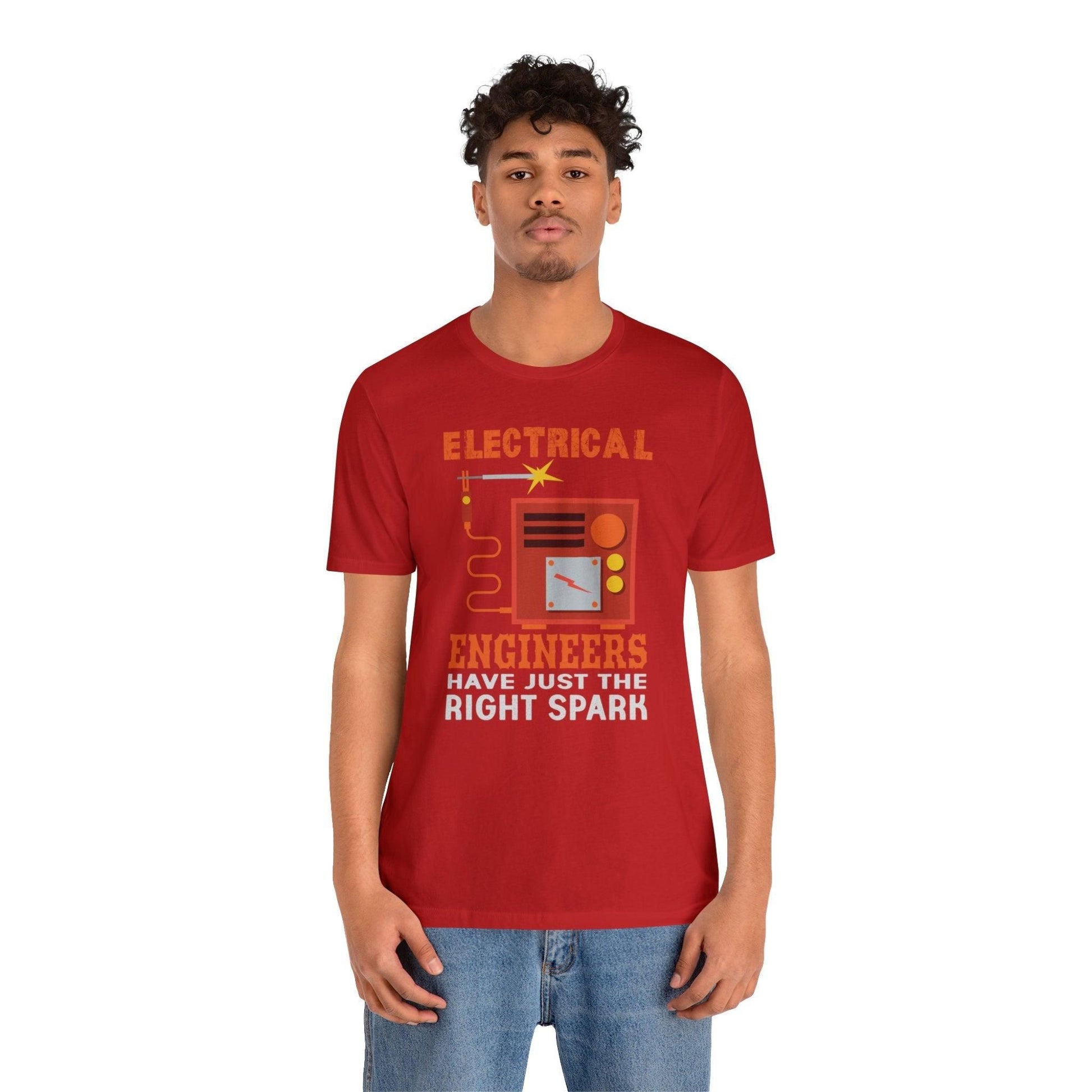 Electrical Engineering Unisex Tee T-Shirt Red XS 