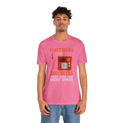 Electrical Engineering Unisex Tee T-Shirt Heather Charity Pink XS 