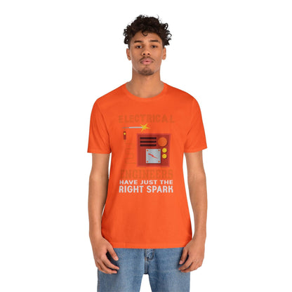 Electrical Engineering Unisex Tee T-Shirt Orange XS 
