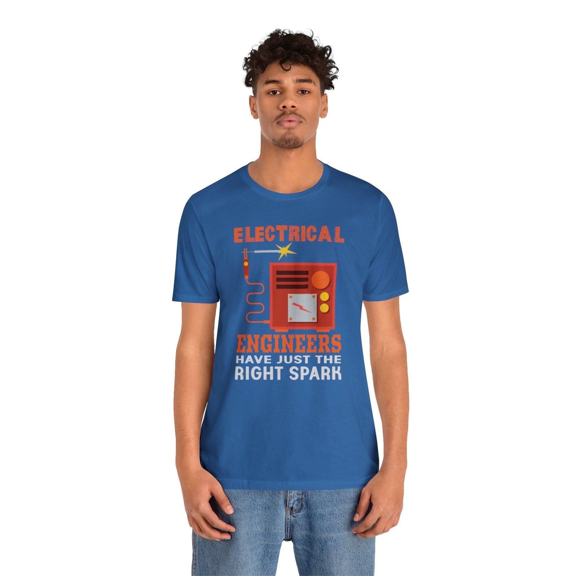 Electrical Engineering Unisex Tee T-Shirt Columbia Blue XS 