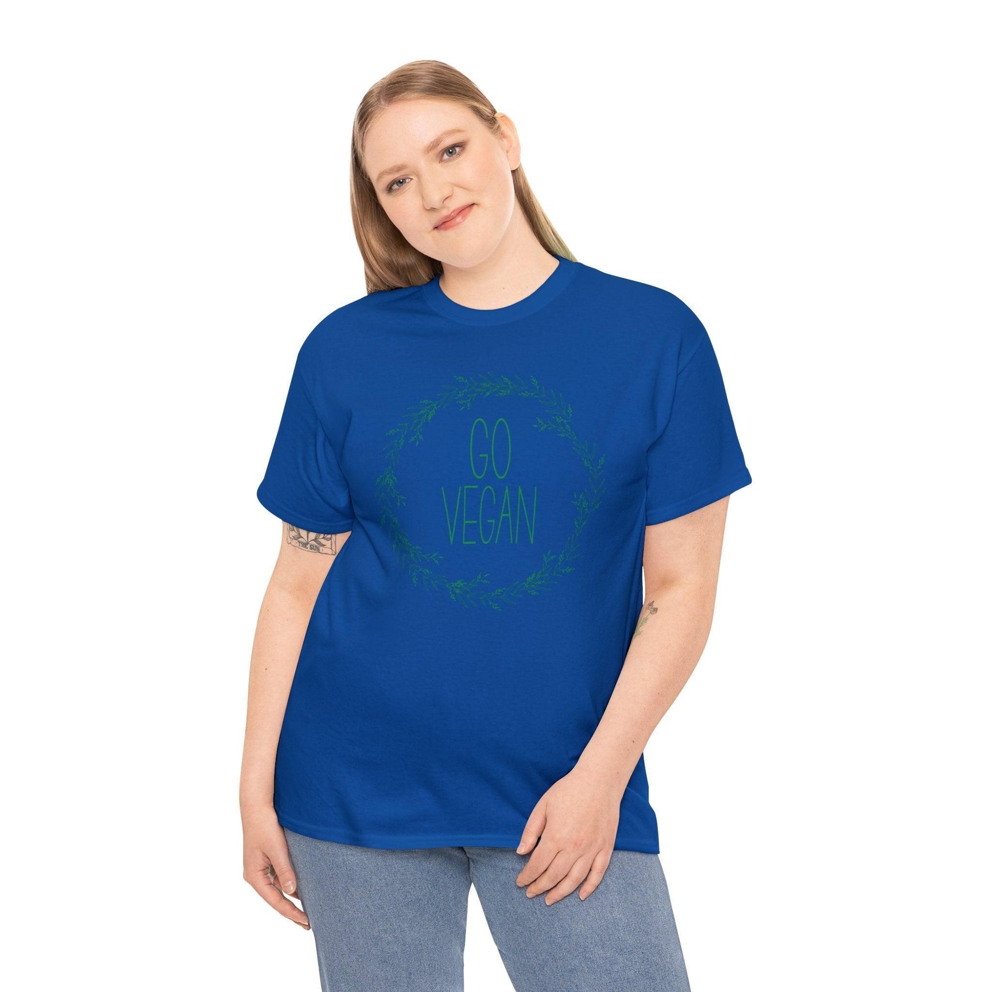 Go Vegan Unisex Tee T-Shirt   
