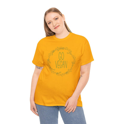 Go Vegan Unisex Tee T-Shirt   
