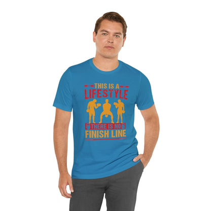 Gym Lifestyle Unisex Tee T-Shirt Aqua XS 