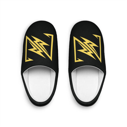 NX Vogue Logo Men's Indoor Slippers Shoes US 7 - 8 Black sole 