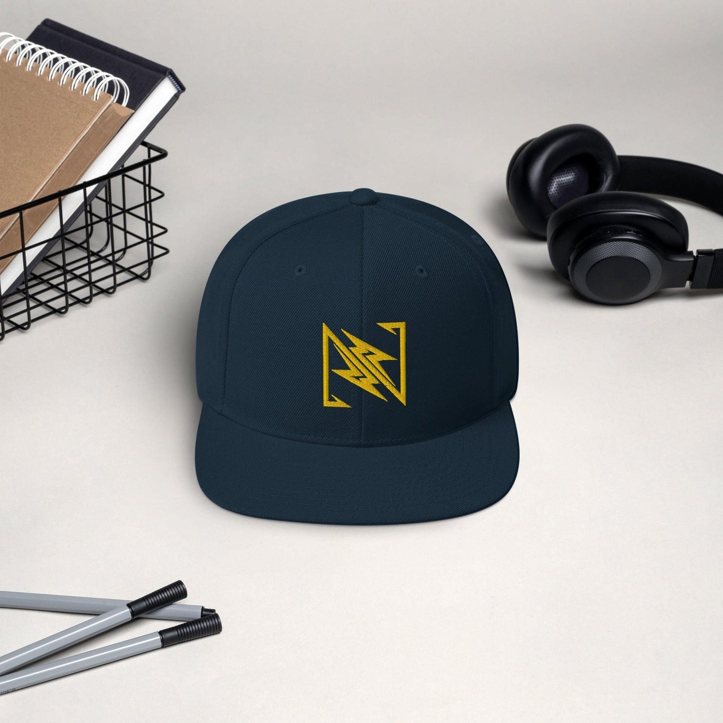 NX Vogue Snapback Hat Cap Dark Navy  