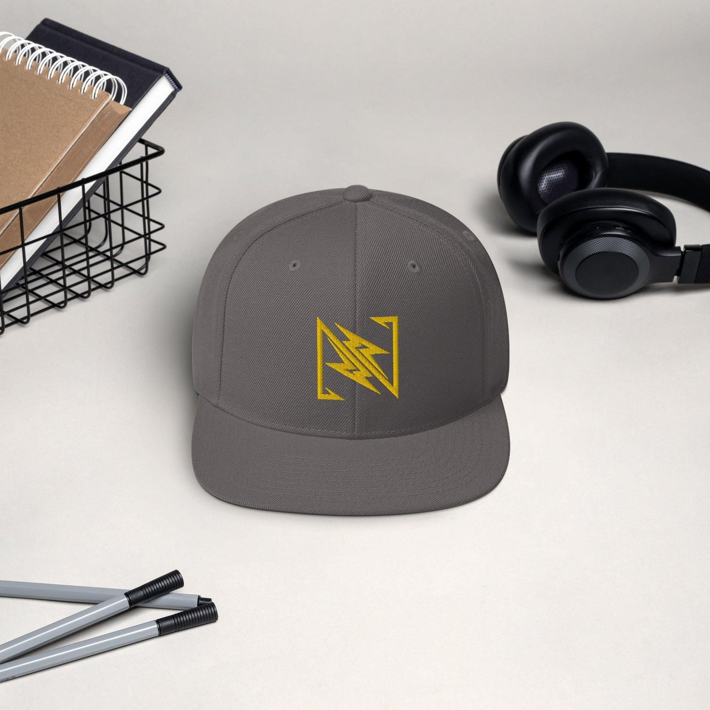 NX Vogue Snapback Hat Cap Dark Grey  