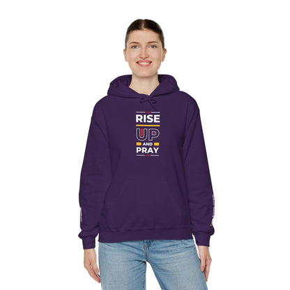 Raise Up Unisex Heavy Blend™ Hooded Sweatshirt Hoodie Purple S 