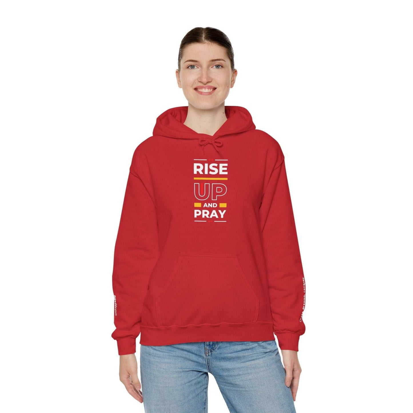 Raise Up Unisex Heavy Blend™ Hooded Sweatshirt Hoodie Red S 