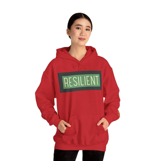 Resilient Unisex Heavy Blend Hooded Sweatshirt Hoodie Red S 