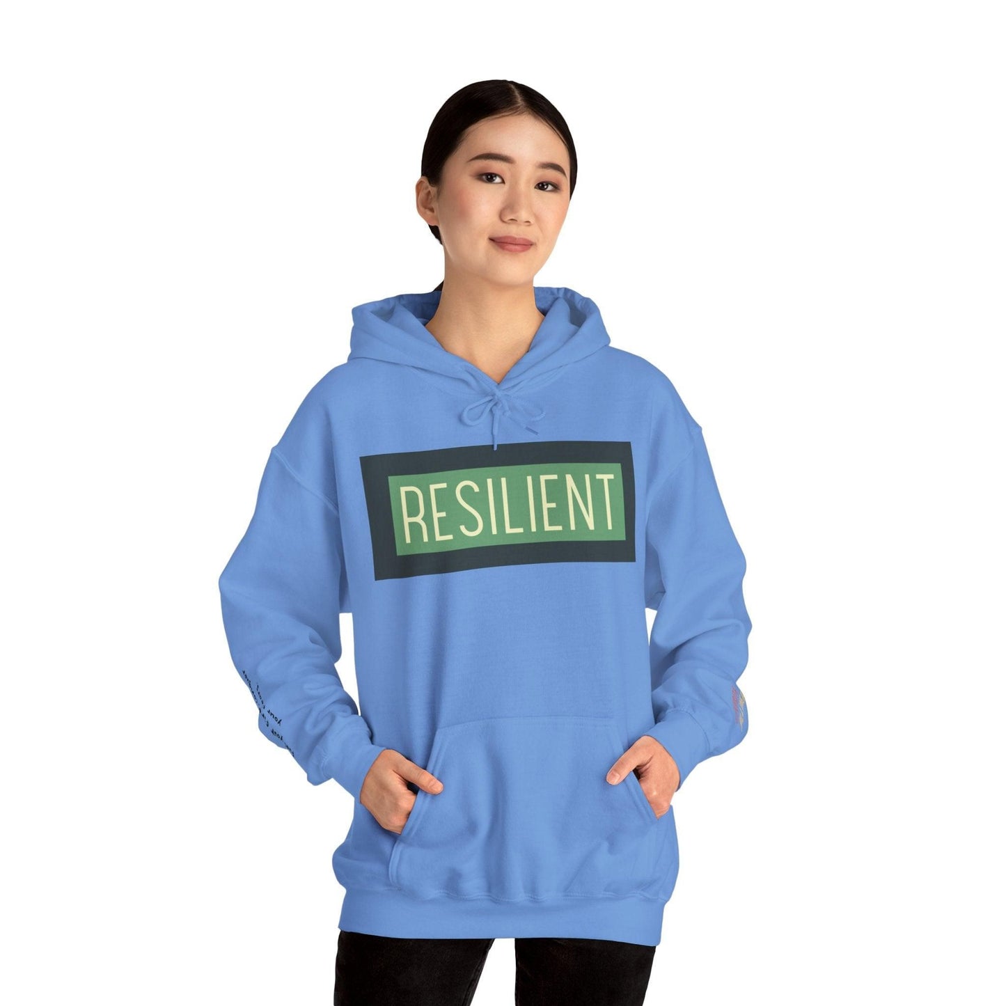 Resilient Unisex Heavy Blend Hooded Sweatshirt Hoodie Carolina Blue S 