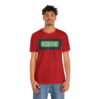 Resilient Unisex Tee T-Shirt Red XS 