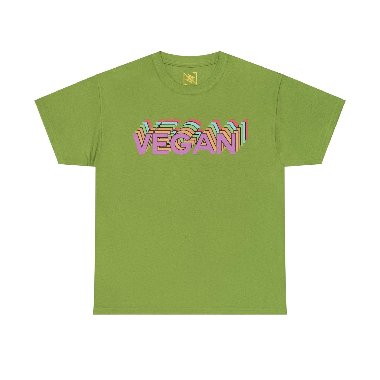 Vegan Logo Unisex Tee T-Shirt Kiwi S 