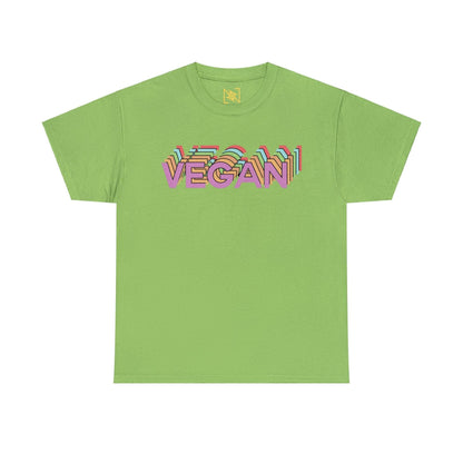Vegan Logo Unisex Tee T-Shirt Lime S 