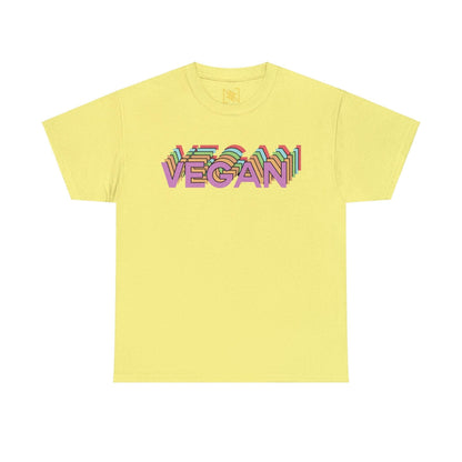 Vegan Logo Unisex Tee T-Shirt Cornsilk S 