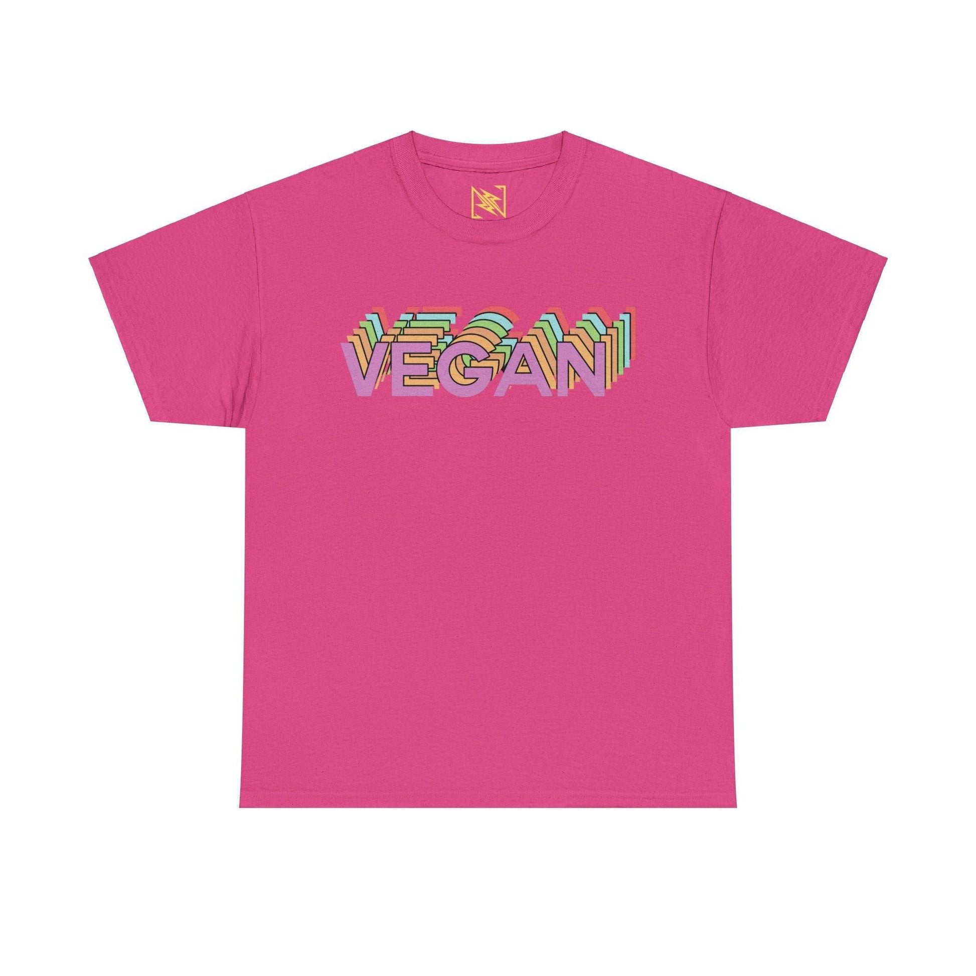 Vegan Logo Unisex Tee T-Shirt Heliconia S 