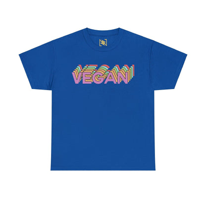 Vegan Logo Unisex Tee T-Shirt Royal S 