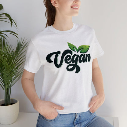 Vegan Unisex  Short Sleeve Tee T-Shirt Ash S 