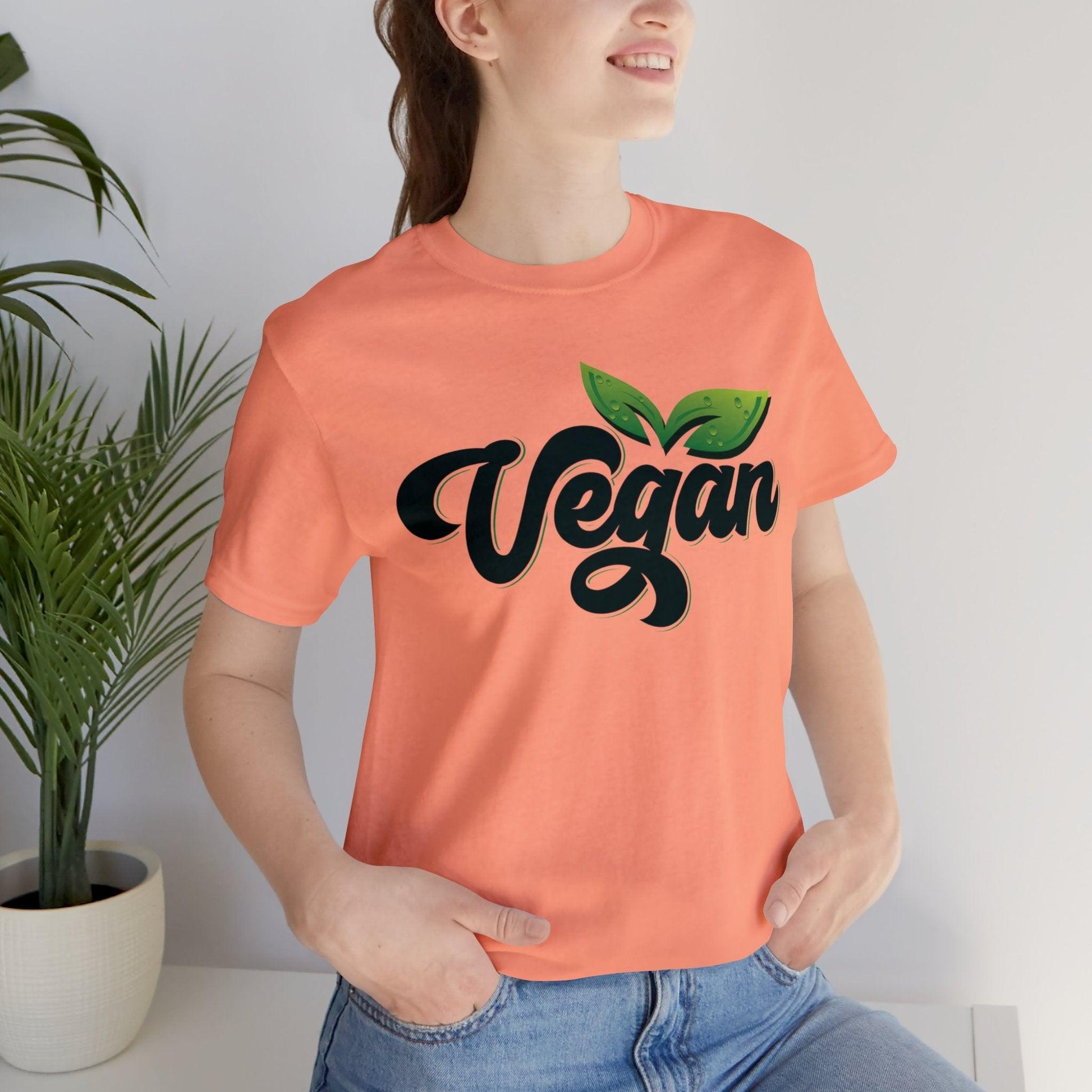 Vegan Unisex  Short Sleeve Tee T-Shirt Sunset M 