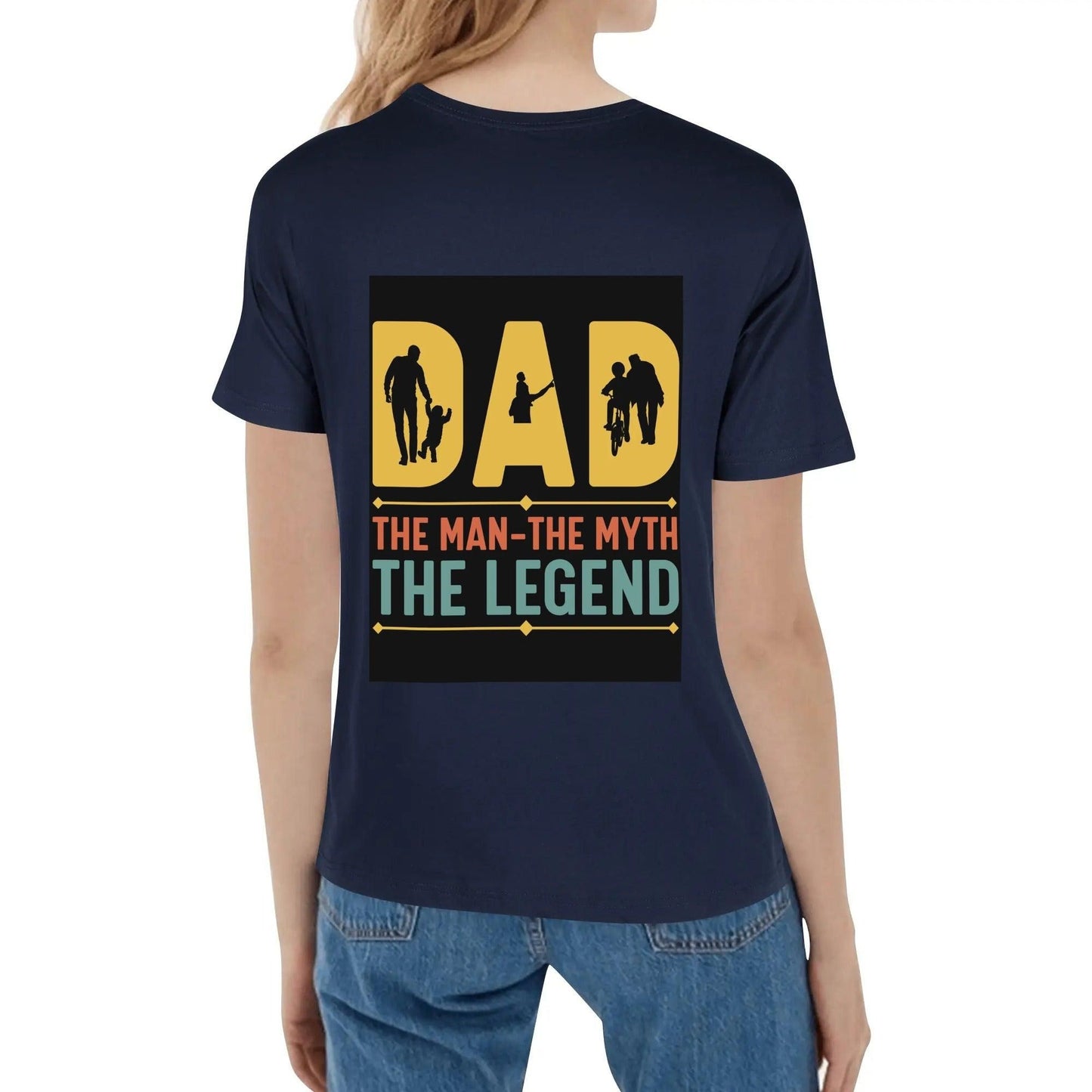 Dad The Legend Womens Cotton T Shirt - NX Vogue New York | Luxury Redefined